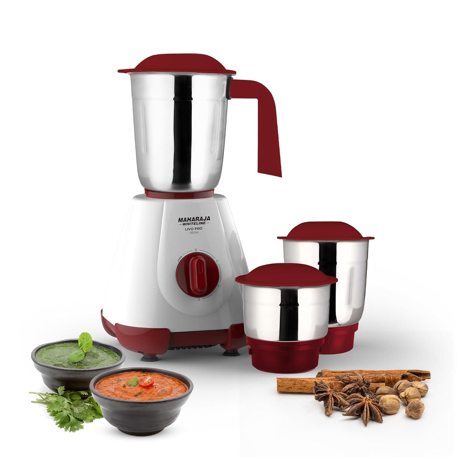 Maharaja Whiteline Mixer Grinder 500W