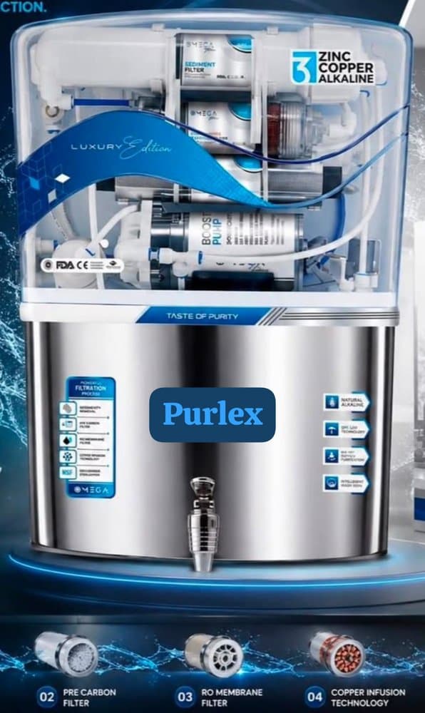 Purlex Stainless Steel Body RO Purifier