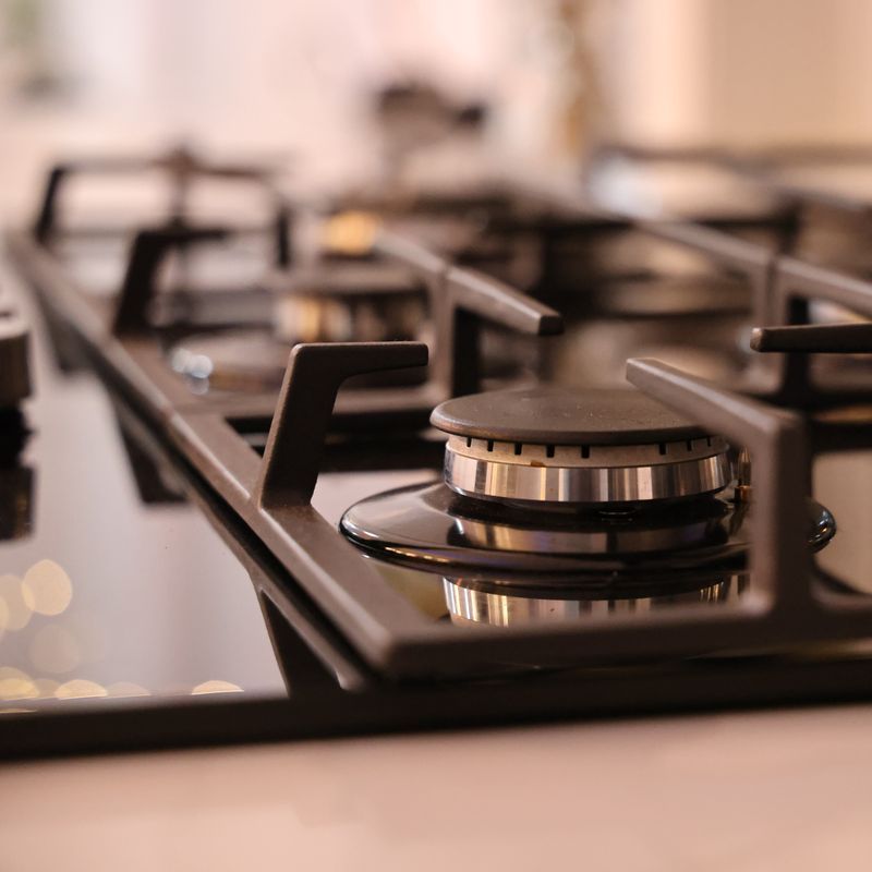 Glass Top 4 Burner Gas Stove